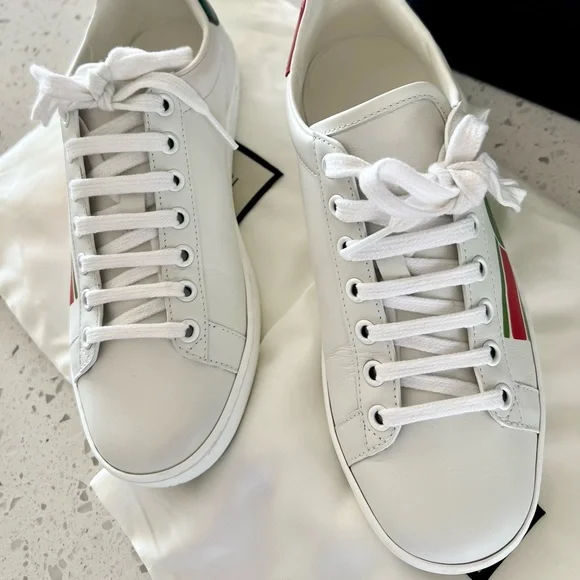 Gucci | Shoes | Gucci Interlocking Ace G Sneakers Womens